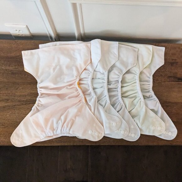 ALVABABY Baby Cloth Diaper 6 Pack with 12 Inserts One Size Cloth Diaper - Picture 3 of 3